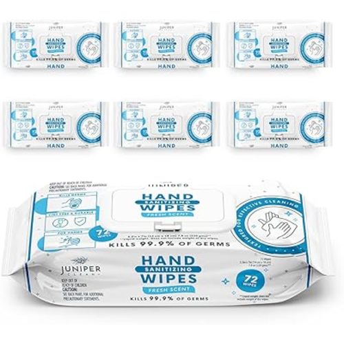 Hand Sanitizing Wipes, 432 Count Soft Flow (Pack of 6)