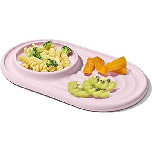 OXO Tot Textured Suction Plate – Blossom
