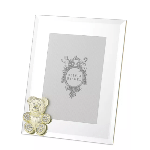Teddy Bear Frame 5”x7” - Gold