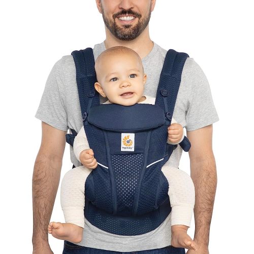 Ergobaby Omni Breeze Dark Blue Baby Carrier, 4 Positions