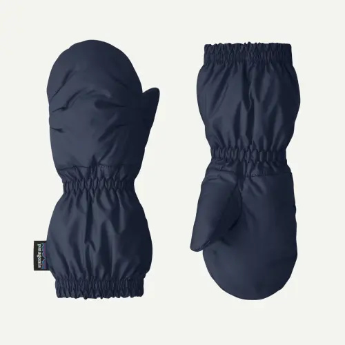 Patagonia Baby Puff Mittens, Navy 3-6M