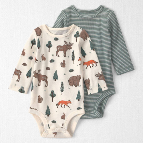 Baby 2-Pack Organic Cotton Bodysuits | Carter’s Oshkosh Canada