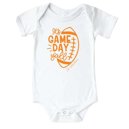 University of Tennessee | Footballs & Bows Graphic Bodysuit