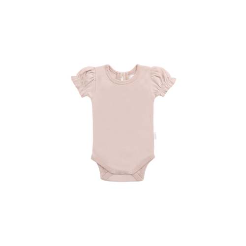 Organic Cotton Elly Bodysuit - Shell Pink