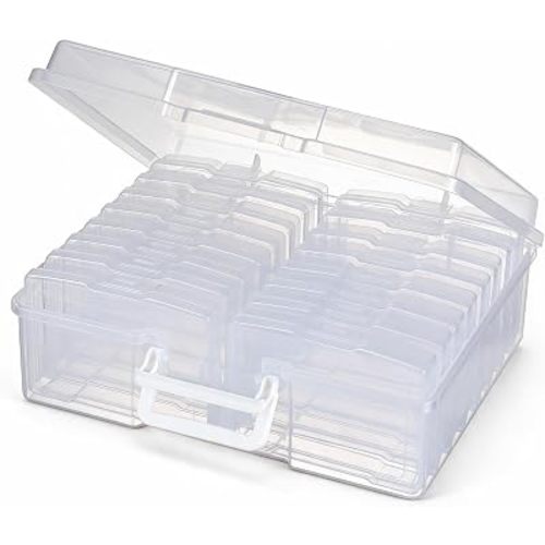 novelinks Photo Storage Box and 16 Inner 4" x 6" Photo Storage Containers