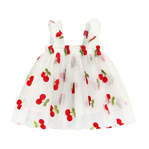 Toddler Baby Girls Princess Dress 3D Butterfly Floral Embroidery Tutu Dress Layered Ruffle Tulle Fairy Dress
