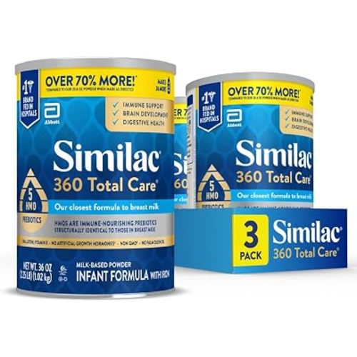 Similac 360 Total Care Baby Formula Powder, Exclusive 5 Prebiotic Blend