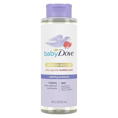 Baby Dove Bubble Bath Calming Moisture for nourished Skin and More restful Sleep Sensitive Skin Care with Skin-Natural nutrients 16 oz