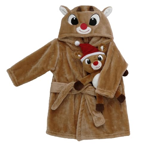 Baby Starters 2 Piece Plush Robe and Toy Set