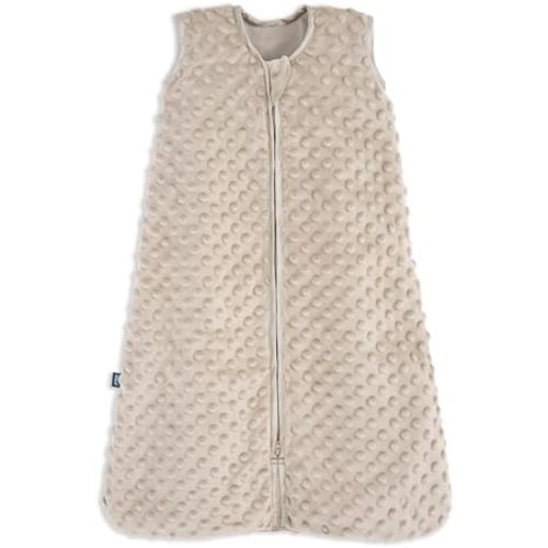 HALO Sleepsack Plush Dot Velboa Wearable Blanket, TOG 1.5