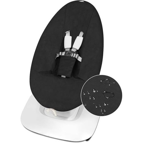 Waterproof Swing Cover Compatible with New Model FOR Moms Swing 5 Launched 2022, Soft Corduroy Fabric, Premium Quality, Machine Washable Black (Only a Cover)