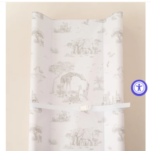 Safari Toile Wipeable Contour Change Pad