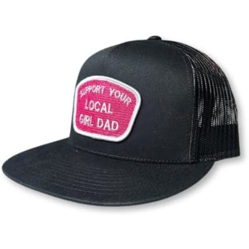 Support Your Local Girl Dad Patch Hat - Premium Snapback Baseball Cap for Men