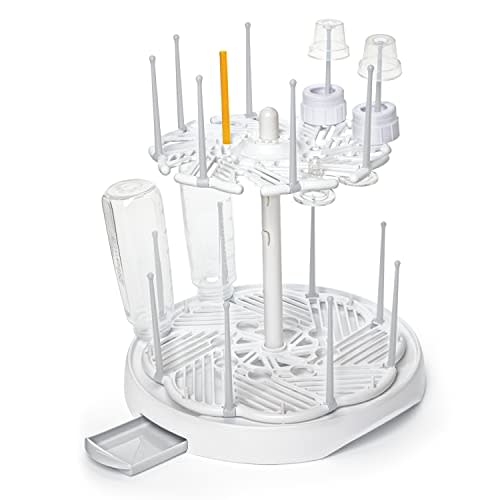 Munchkin High Capacity Drying Rack for Baby Bottles and Accessories, White