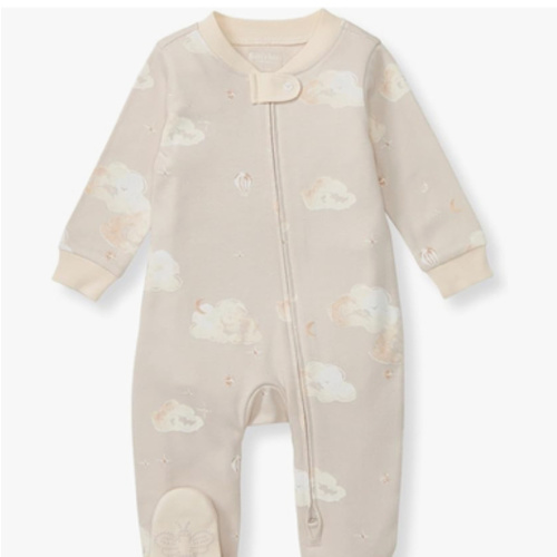 Burt's Bees Baby Boys Sleep and Play PJs, 100% Organic Cotton One-Piece Zip Front Romper Jumpsuit Pajamas