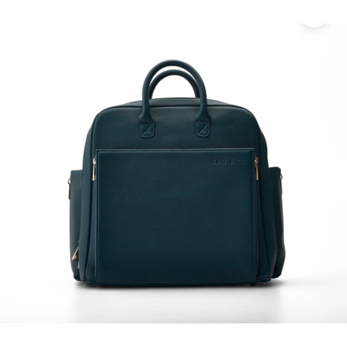 The Ayla Diaper Bag Peacock Color