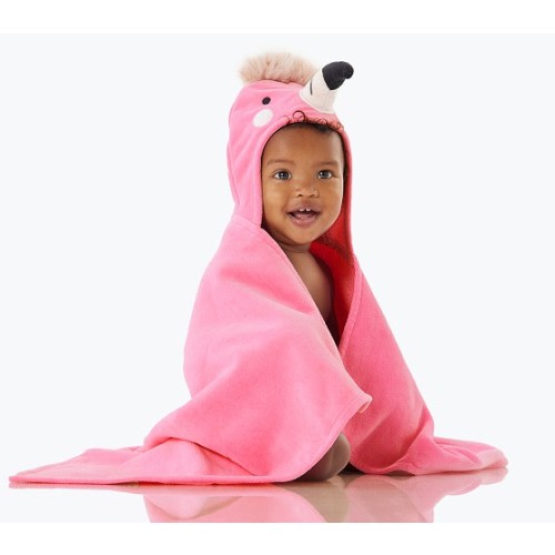 Flamingo Baby Hooded Towel | Pottery Barn Kids