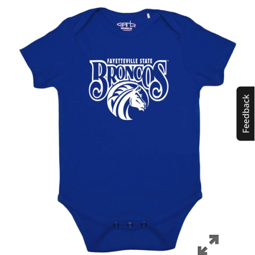 Fayetteville State University Infant Bodysuit Official Logo - ONLINE ONLY