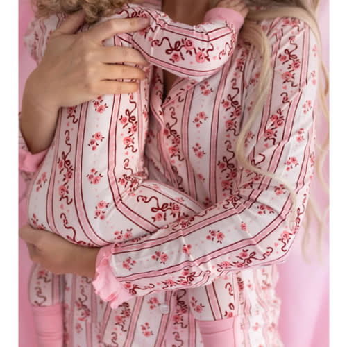 NB Vintage Love Zipper Romper – In My Jammers