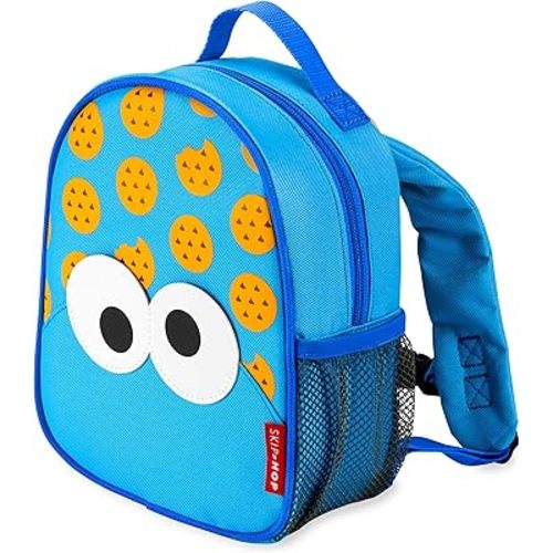 Skip Hop x Sesame Street Toddler Backpack with Safety Harness, Ages 1+, Cookie Monster