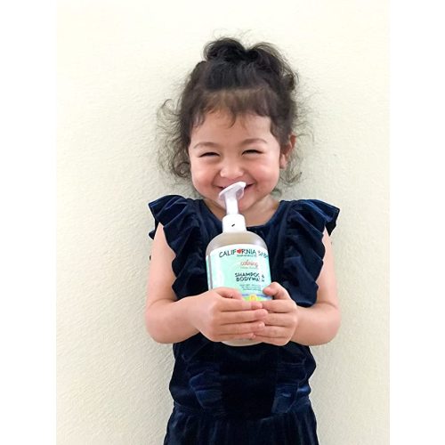 California Baby Calming Shampoo and Body Wash - Hair, Face and Body, Gentle, Allergy Tested Dry , Sensitive Skin, 100% Plant-Based - USDA Certified, 17.5 oz - 17 Fl Oz (Pack of 1)