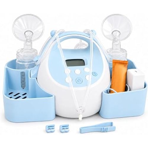 Breast Pump Caddy for Spectra S1/S2/Plus, with Tube Cap Puller＆2 Hose Clamp