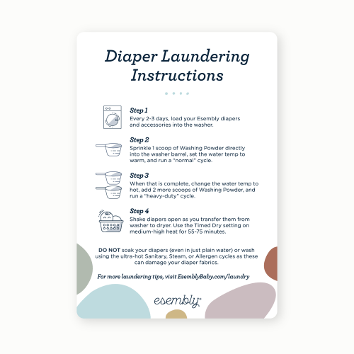 Cloth Diaper System & Quiz - Esembly Baby