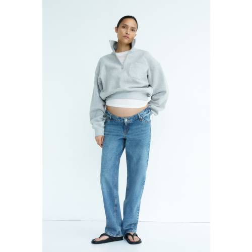 MAMA STRAIGHT LOW-WAIST JEANS