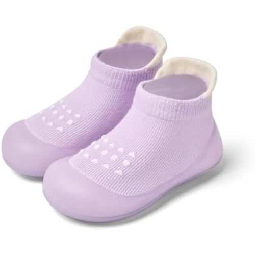 Baby Sock Shoes Baby Walking Shoes Infant Non-Slip Breathable Slippers with Soft Rubber Sole Baby Boys Girls Sneakers