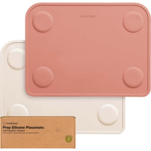 2-Pack Prep Silicone Placemats