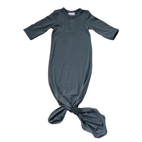 Bamboo Knot Gown | Charcoal