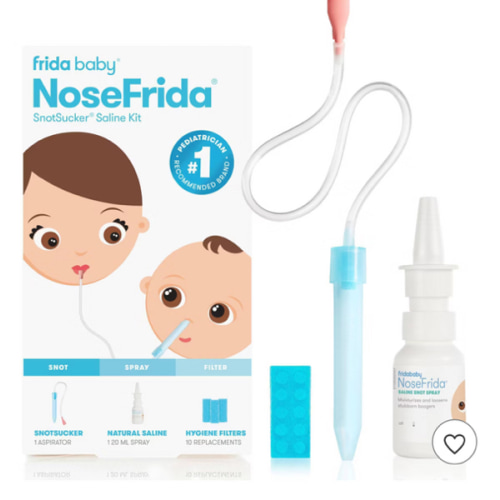 Frida Baby Baby Nasal Aspirator NoseFrida The Snotsucker All-Natural Saline Nasal Spray - 12ct