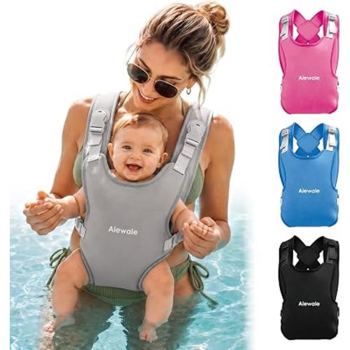 Water Baby Carrier, Dual-Use Adjustable Baby Sling,Gray