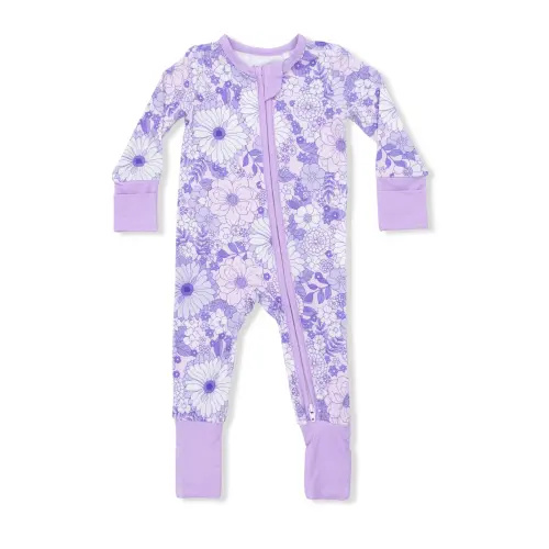 Lacy Lavender Floral Convertible Romper