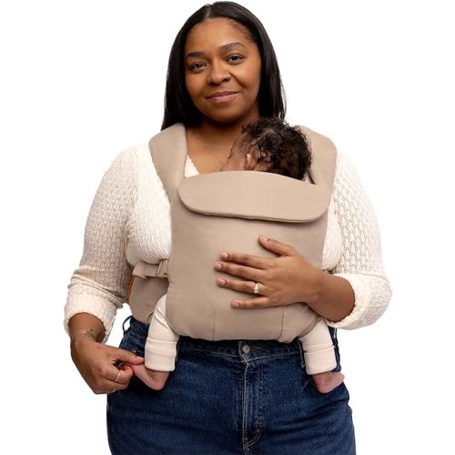 WildBird - Aerial Buckle Carrier - 2-24 Months - Large (L-4XL) Desert Lark - Front or Back Carry - Cross Straps, Lumbar Support, Headrest - Hip Healthy - Baby Carrier - Baby Essentials - New Mom Gifts