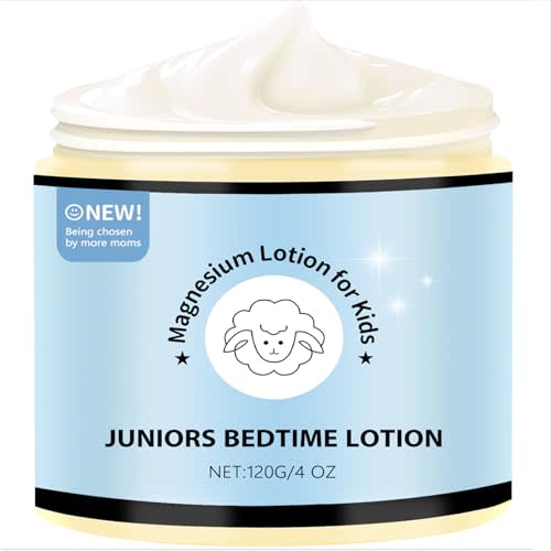2026 Magnesium Lotion for Kids - Organic Lotion for Babies - Soothing Relief & Relaxation - Topical Magnesium Cream Calms Children at Bedtime & Night - Without Melatonin (4 oz)