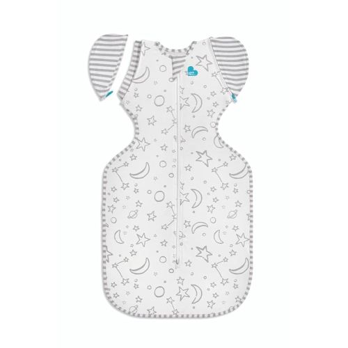 Love to Dream Swaddle UP Transition Bag, Luxuriously Silky Soft Viscose from Bamboo, Baby Sleep Sack, Patented Zip-Off Wings, Snug Fit Helps Calm Startle Reflex, 1.0TOG, Large 19-24 lbs, Cream