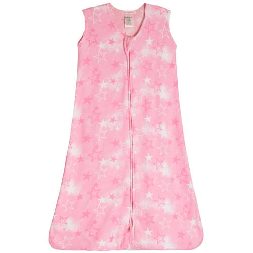 Baby Zipper Sleep Sack - Pink Spray Stars