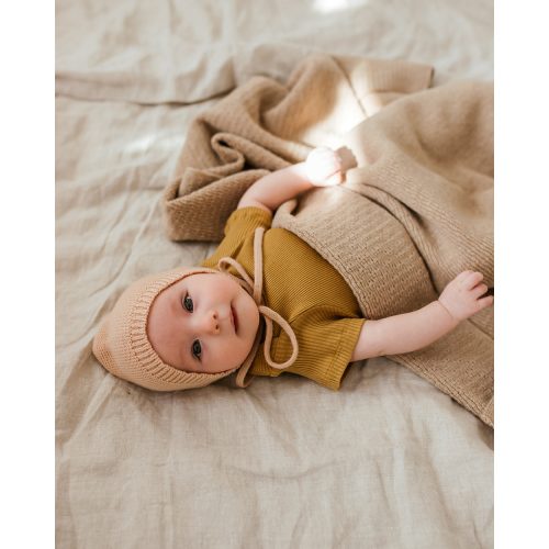 Baby Bonnet Dolly Apricot | Peachboy