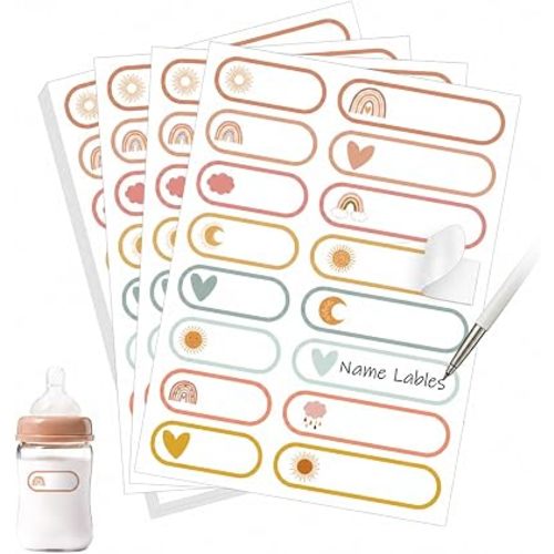 Waterproof Name Labels for Kids Daycare 320 Pcs, Boho