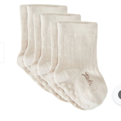 Crew Socks with grips 3-Pack