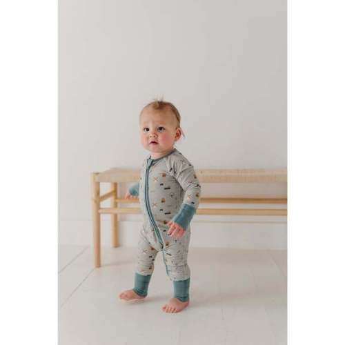 Long Sleeve Zip Romper Dinosaur - Babysprouts | Maisonette