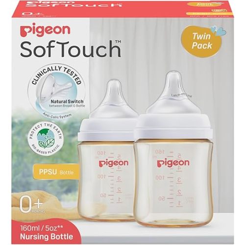 SOFTOUCH BPP Nursing Bottle PPSU 160ML Twin Pack L