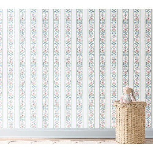 Hill House Home Folk Floral Wallpaper