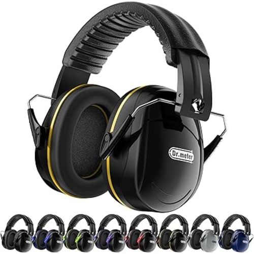 Noise Reduction Ear Muffs, Ear Protection Noise Cancelling Headphones for Adults, Kids Autism Sensory, 31dB Hearing Protection Earmuffs for Shooting Gun Range, Mowing, Fireworks, Garden Work