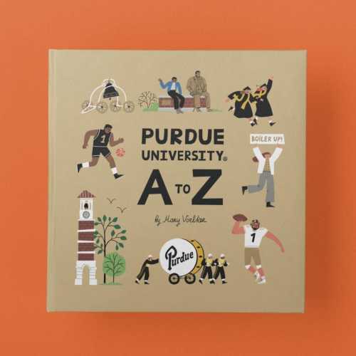 Purdue University A to Z Picture Book, Kids Gift, Purdue Boilermakers Children’s Alphabet Book, Baby Shower, Purdue Student Gift