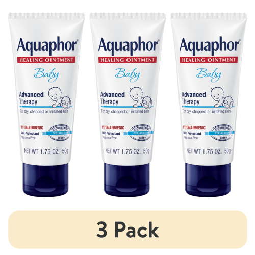 (3 pack) Aquaphor Baby Healing Ointment Skin Protectant, 1.75 OZ