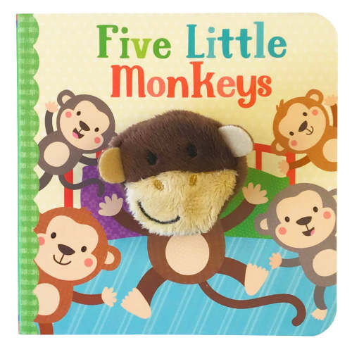 Cottage Door Press - Five Little Monkeys Puppet Board Book