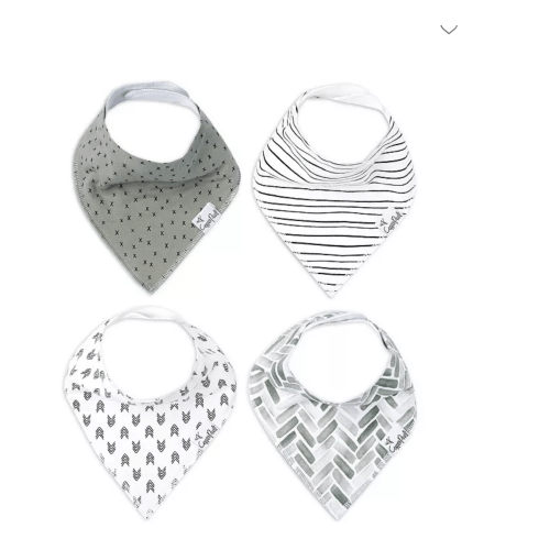 Bandana Bib Set, 4 Pk
