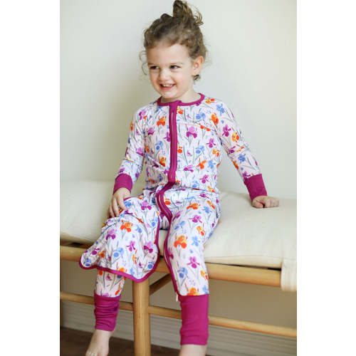 Iris Double Zipper Bamboo Sleeper